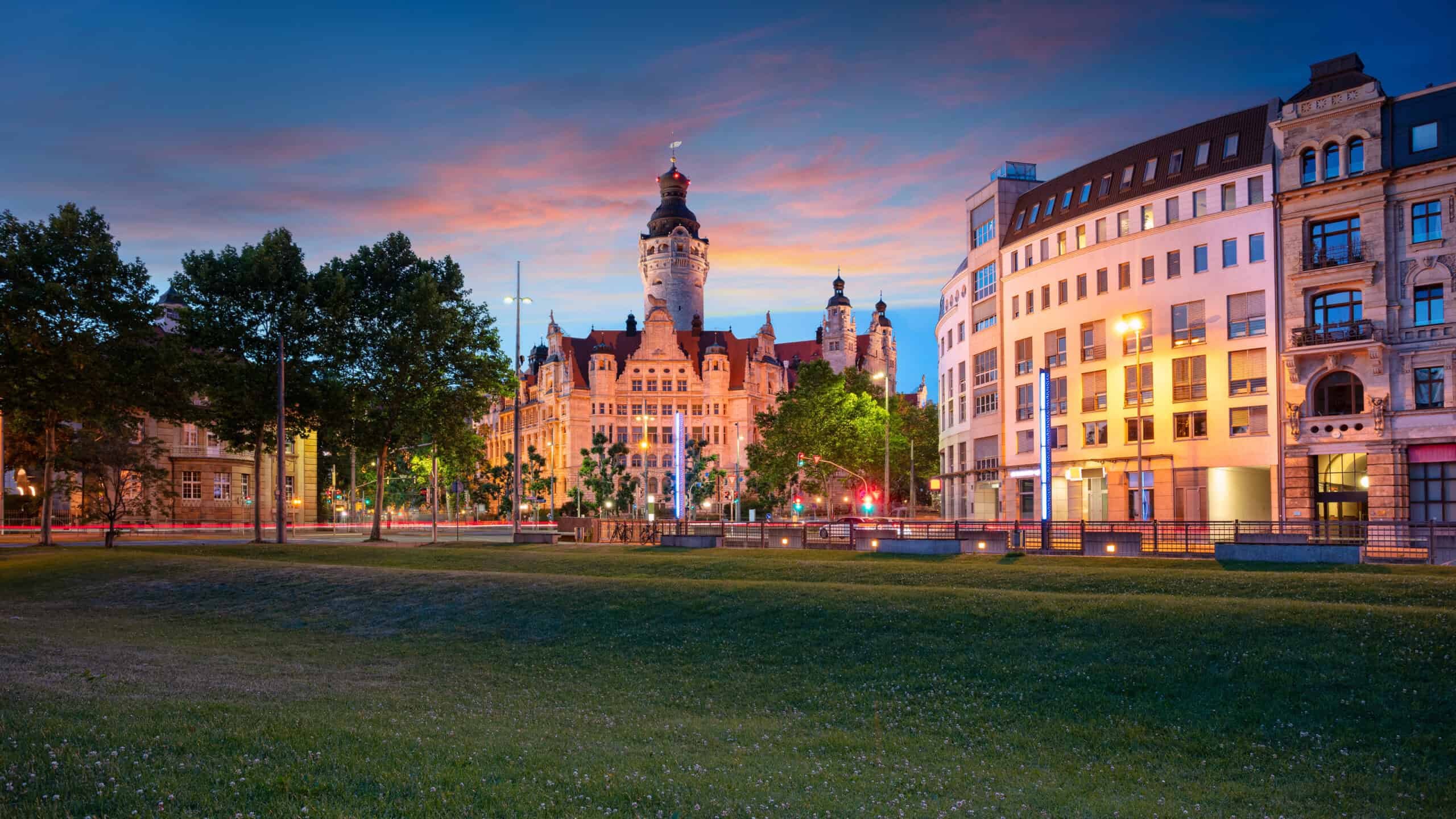 Leipzig,,Germany.,Cityscape,Image,Of,Leipzig,Downtown,With,New,Town