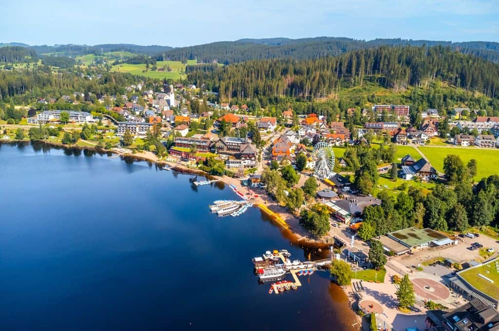 Vacation Town Near A Lake