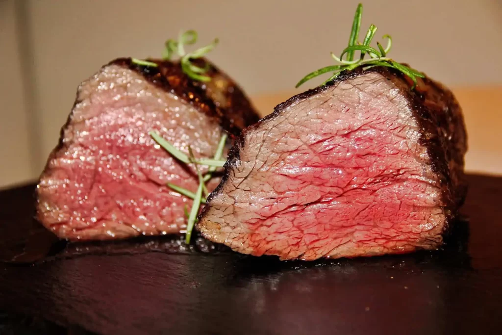 Seared Medium-Rare Steak
